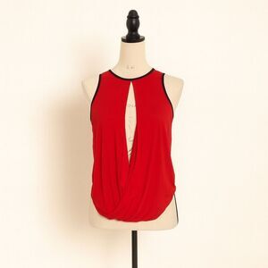 G by Guess SZ XS open front sleeveless blouse